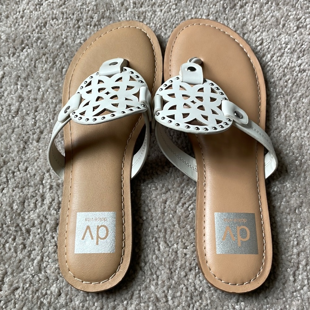 Women’s white sandals